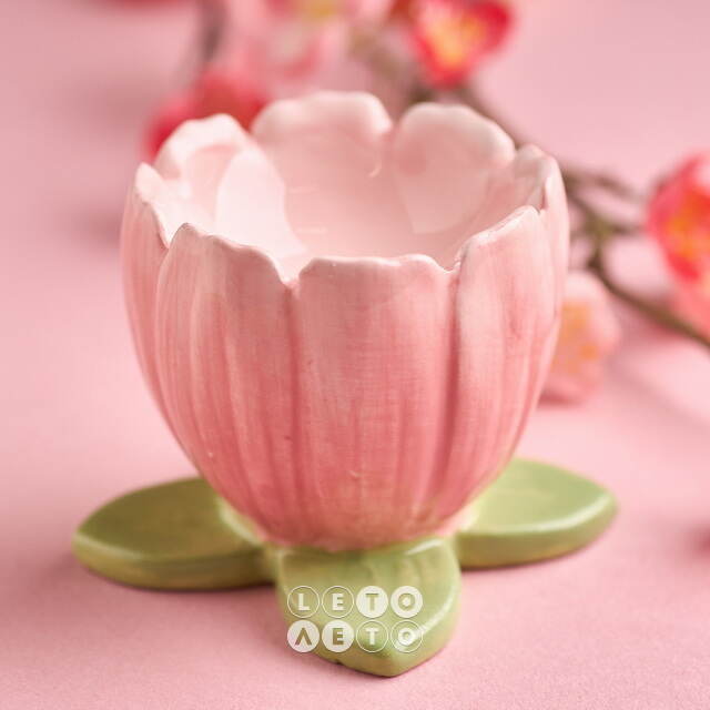 Подставка для яйца Цветочный Бутон - Camellia 6 см Goodwill