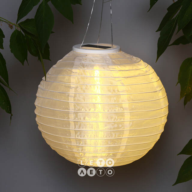 Китайский фонарик на солнечной батарее Solar China Town 28 см, IP44 Koopman