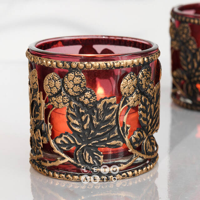 Стеклянный подсвечник Dinafeola Fiore 6 см Goodwill (Гудвилл)