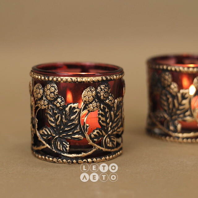 Стеклянный подсвечник Dinafeola Fiore 6 см Goodwill