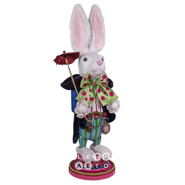 Декоративная фигура Белый Кролик - Magique de Alice 46 см Kurts Adler