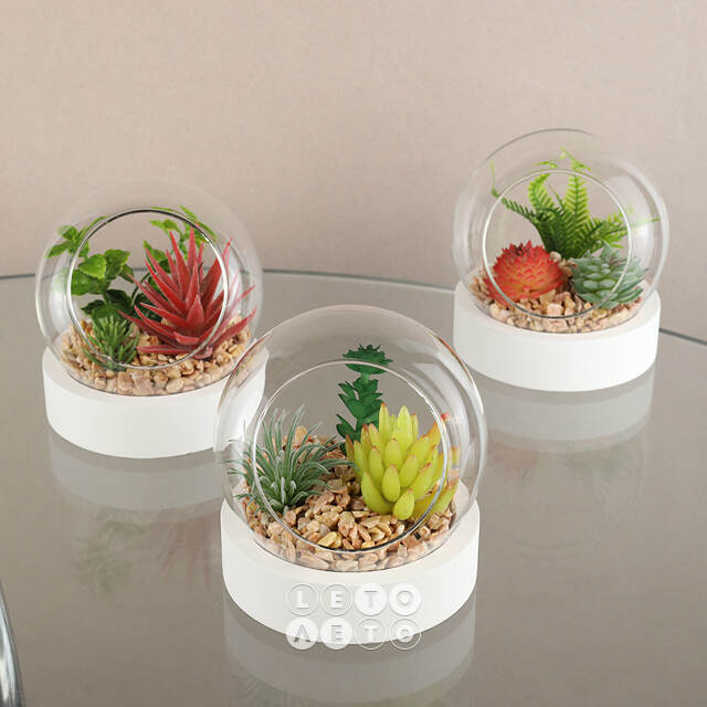 Искусственный флорариум-шар Foriolle Esta 13*12 см Koopman