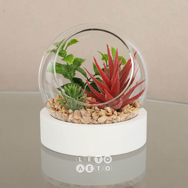 Искусственный флорариум-шар Foriolle Alto 13*12 см Koopman