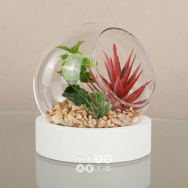 Искусственный флорариум-шар Foriolle Alto 13*12 см Koopman