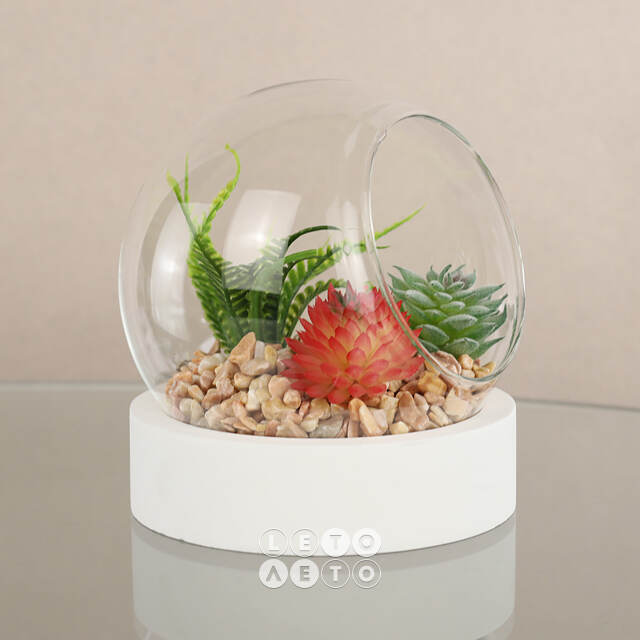 Искусственный флорариум-шар Foriolle Terra 13*12 см Koopman