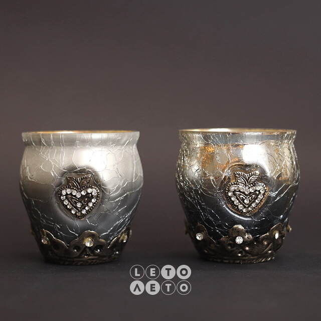 Подсвечник Очарование ночи, 7*7.5 см, графит матовый Kaemingk