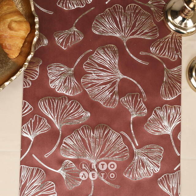Ткань для декора Фарфалле 28*150 см бургунди Koopman