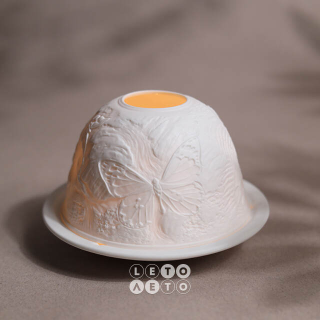 Декоративный подсвечник-купол Бабочки Мопассан 8*12 см ShiShi