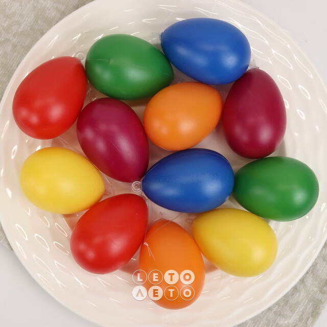 Пасхальные украшения Яйца Easter Carnaval 6 см, 20 шт, подвеска Kaemingk