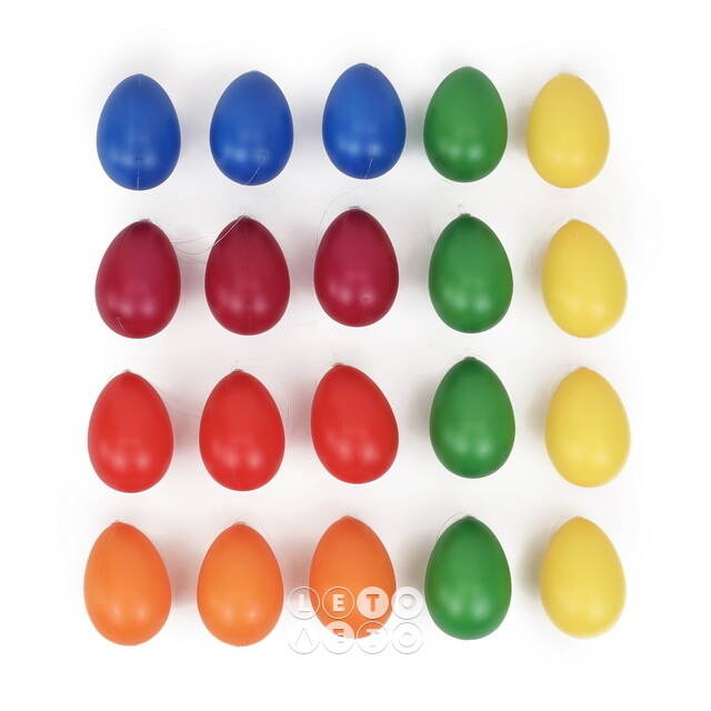 Пасхальные украшения Яйца Easter Carnaval 6 см, 20 шт, подвеска Kaemingk