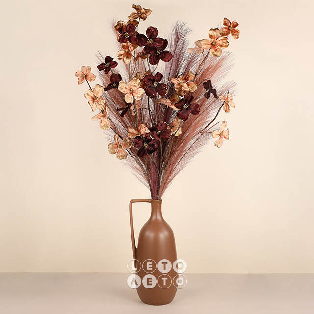 Декоративная ветка Cornus di Amore 100 см бордовая EDG