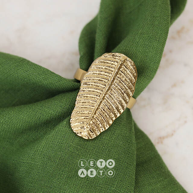 Набор колец для салфеток Тропикана Gold 6 шт Koopman