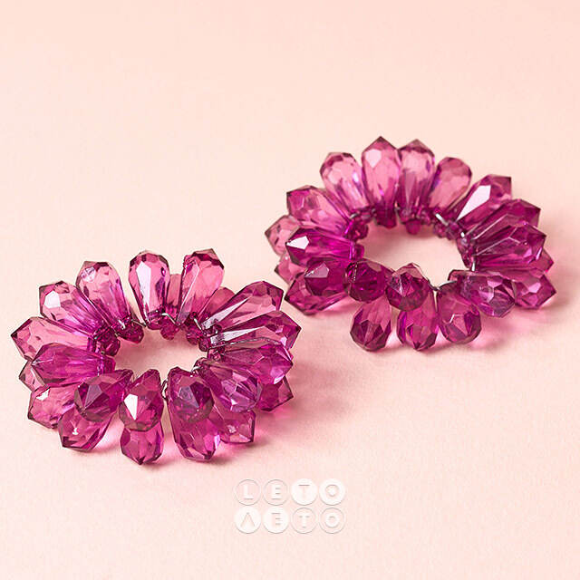 Украшение для свечи Crystal Pink 5 см Swerox