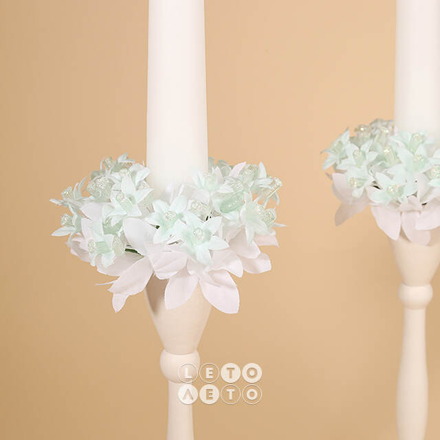 Венок для свечи White Lily 8 см Swerox
