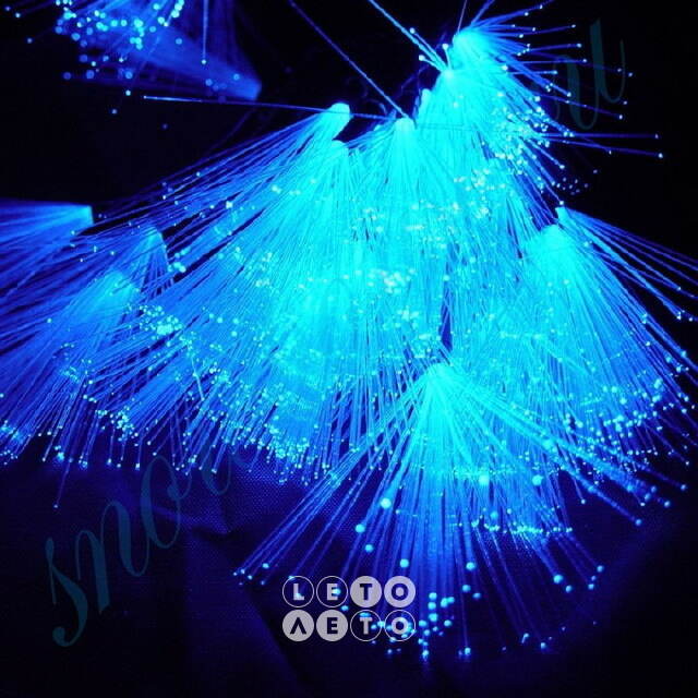 Светодиодная гирлянда Кисточки 48 синих LED ламп 6.5 м, черный ПВХ Snowhouse