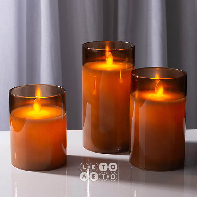 Светодиодная свеча в колбе Mosala - Glam Gold 12 см, на батарейках Peha