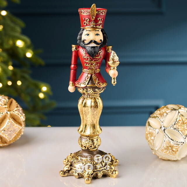 Декоративный подсвечник Щелкунчик - Golden Crown 22 см Goodwill (Гудвилл)