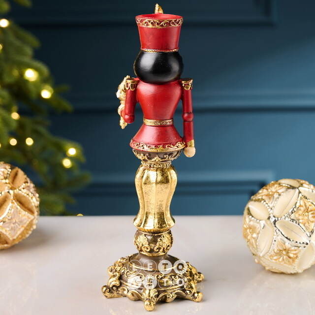Декоративный подсвечник Щелкунчик - Golden Crown 22 см Goodwill (Гудвилл)