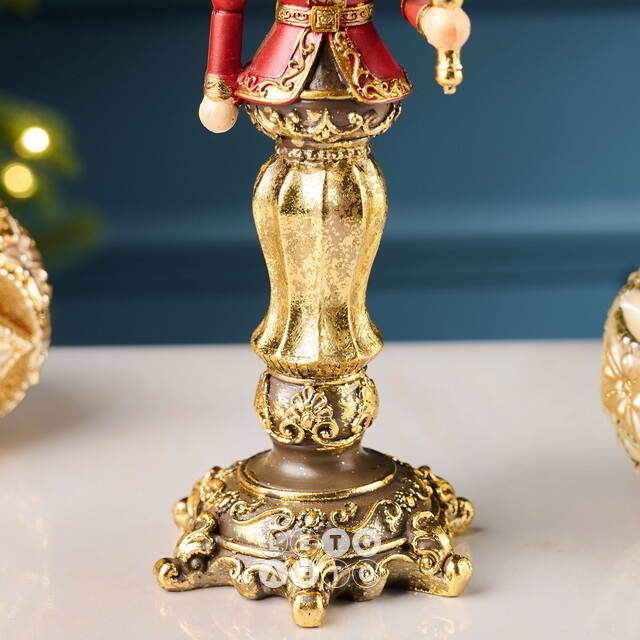 Декоративный подсвечник Щелкунчик - Golden Crown 22 см Goodwill (Гудвилл)