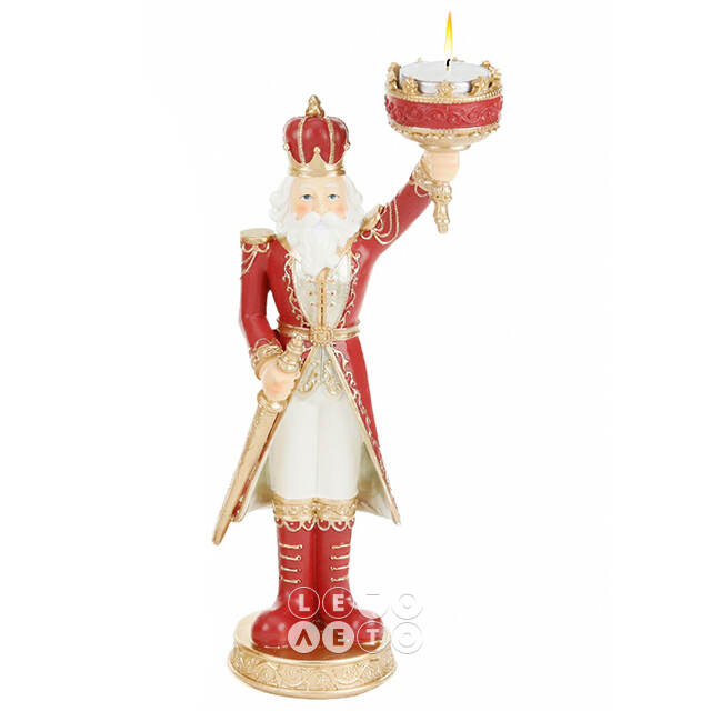 Декоративный подсвечник Гвардеец Вернер - Red Crown Royal 28 см Goodwill (Гудвилл)