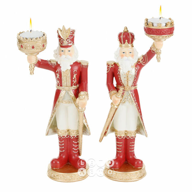 Декоративный подсвечник Гвардеец Фидель - Golden Crown Royal 28 см Goodwill (Гудвилл)