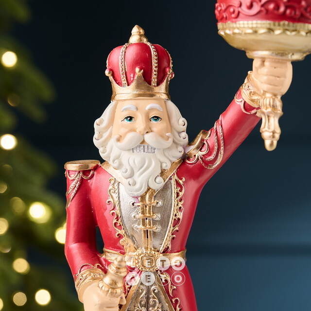Декоративный подсвечник Гвардеец Вернер - Red Crown Royal 28 см Goodwill (Гудвилл)