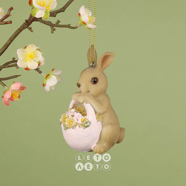 Подвесное украшение Цветочный Кролик Марго 9 см Goodwill