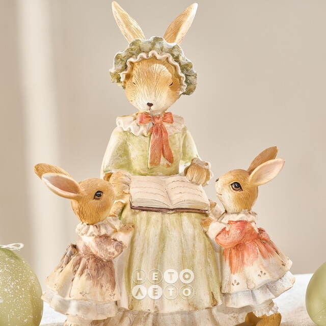 Декоративная фигурка Rabbit Family - Сказка на ночь 19 см Goodwill