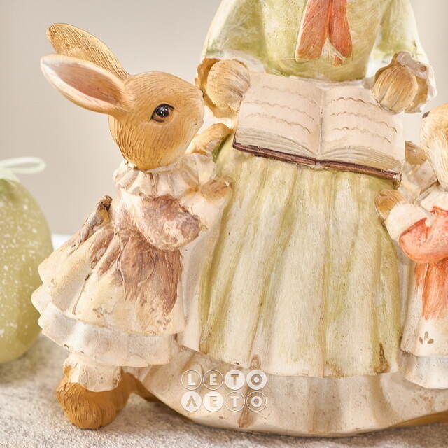 Декоративная фигурка Rabbit Family - Сказка на ночь 19 см Goodwill