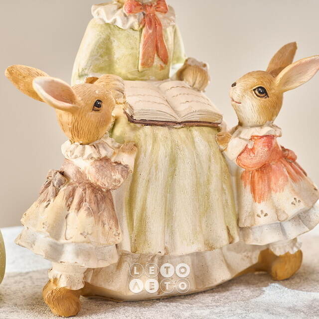 Декоративная фигурка Rabbit Family - Сказка на ночь 19 см Goodwill