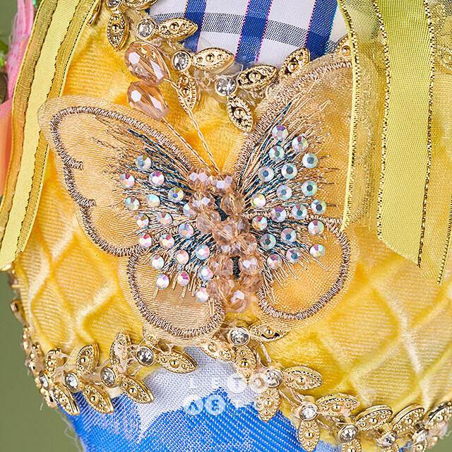 Коллекционная елочная игрушка Яйцо - Wings of Spring 13 см Mark Roberts