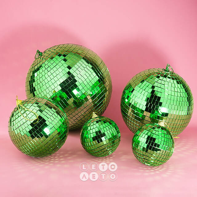 Зеркальный Диско-шар Green 20 см Edelman
