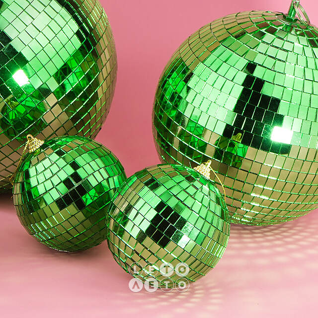 Зеркальный Диско-шар Green 20 см Edelman
