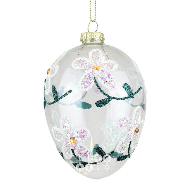 Подвесное украшение Spring Flower 12 см, стекло Goodwill
