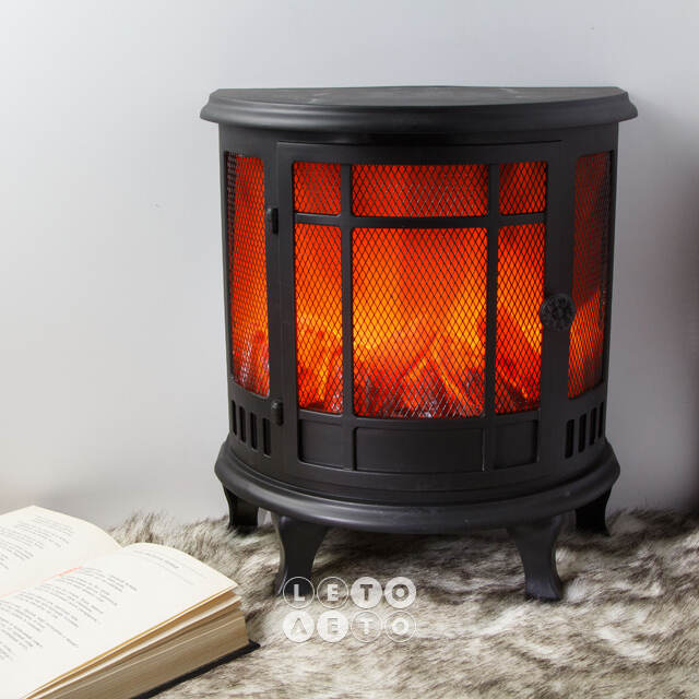 Декоративный камин без обогрева Oswald 35*30 см, батарейки Peha
