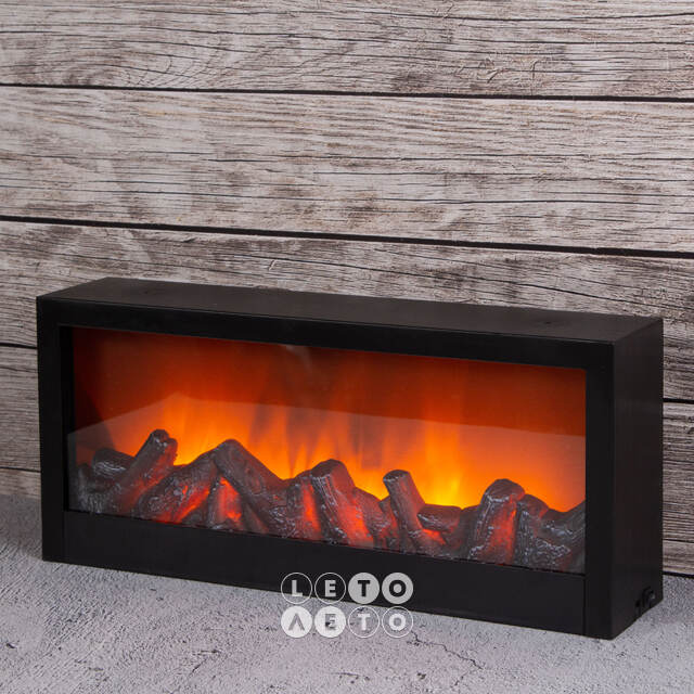 Декоративный камин Luminesco 45*20 см, батарейки Peha