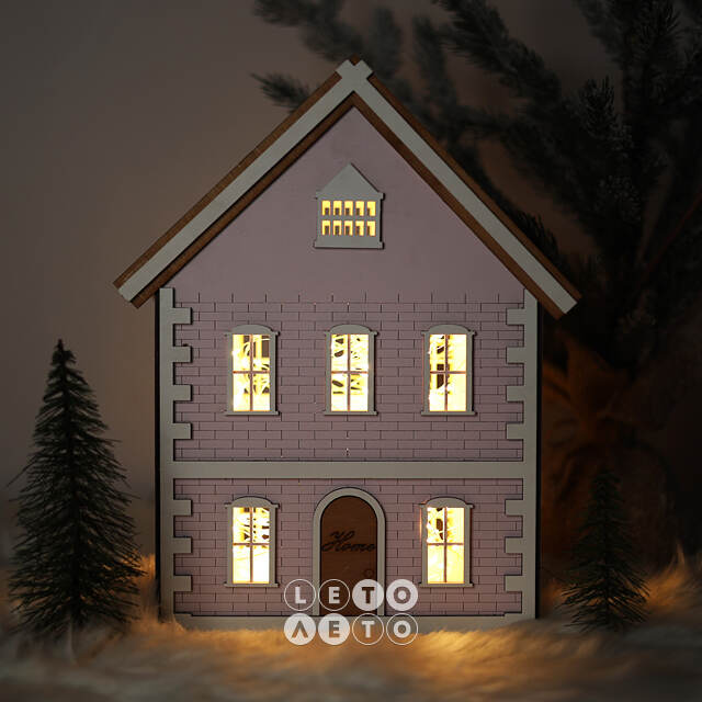 Декоративный домик Женева 33 см Christmas Apple