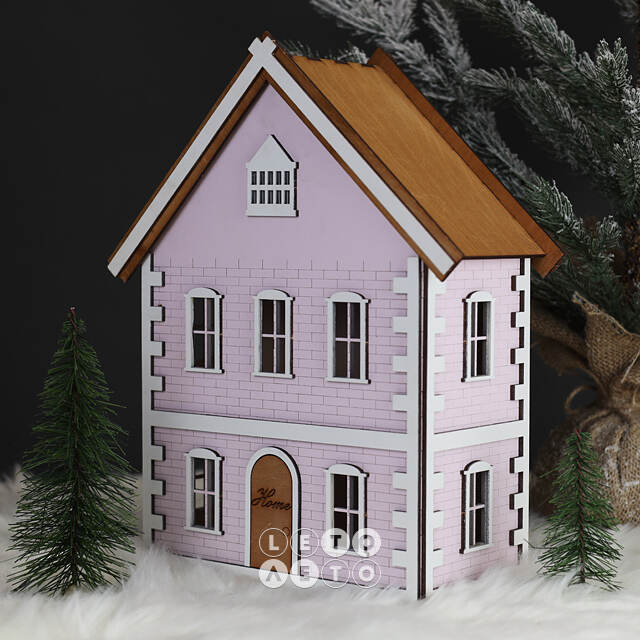 Декоративный домик Женева 33 см Christmas Apple