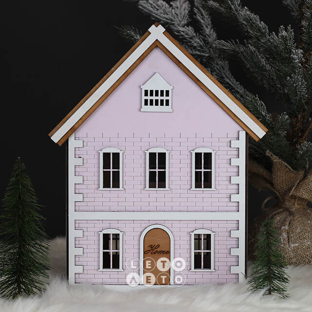 Декоративный домик Женева 33 см Christmas Apple