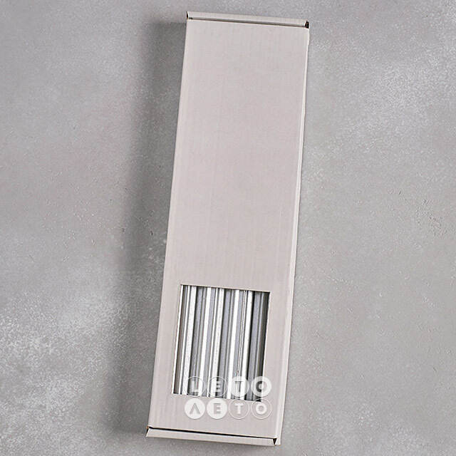 Высокие свечи 30 см Астерия серебряные, 4 шт Candleslight