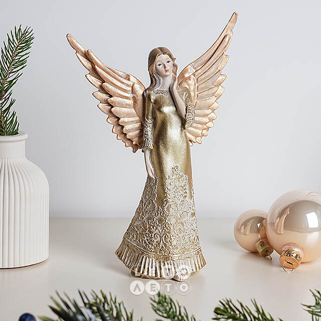 Декоративная фигурка Ангел Ноелия - Santo Natale 18 см Due Esse Christmas