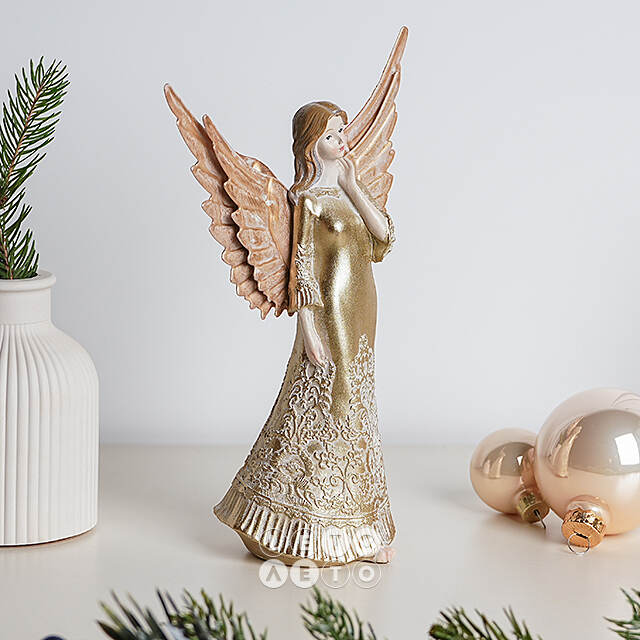 Декоративная фигурка Ангел Ноелия - Santo Natale 18 см Due Esse Christmas