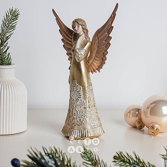 Декоративная фигурка Ангел Ноелия - Santo Natale 18 см Due Esse Christmas
