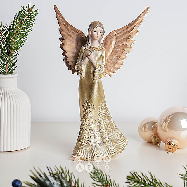 Декоративная фигурка Ангел Илэрия - Santo Natale 18 см Due Esse Christmas