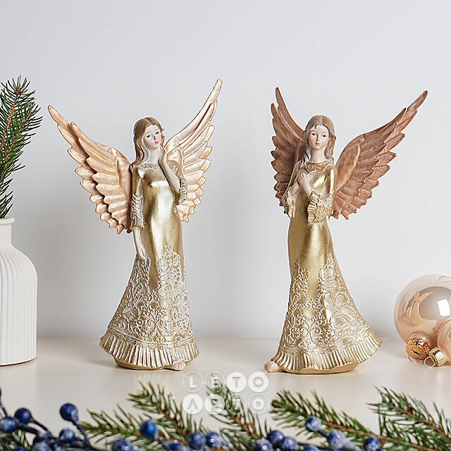 Декоративная фигурка Ангел Илэрия - Santo Natale 18 см Due Esse Christmas