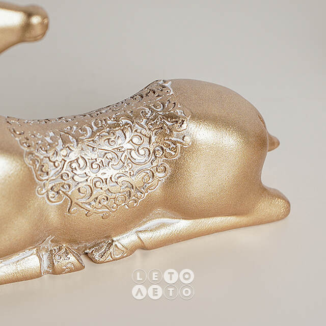 Декоративная фигурка Олень Арналдо - Santo Natale 15 см Due Esse Christmas