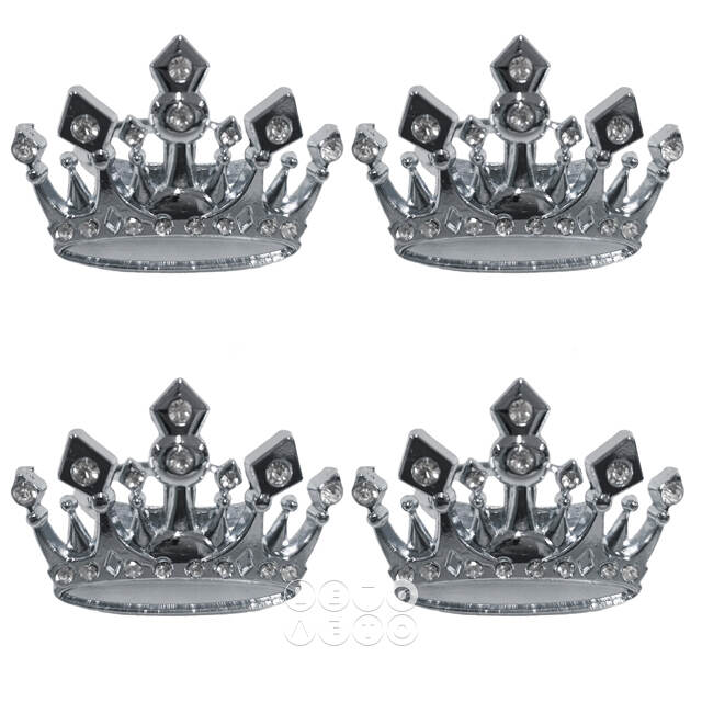 Кольца для салфеток Silver Crown 5 см, 4 шт Due Esse Christmas