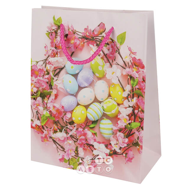 Подарочный пакет Easter Cherry 18*14 см Due Esse Christmas