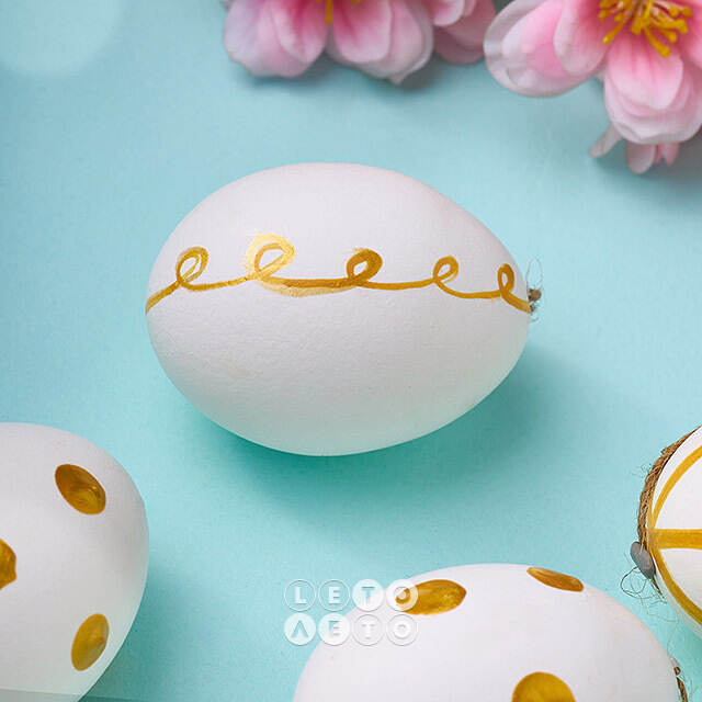 Пасхальные украшения Яйца - Easter Joy 6 см, 6 шт Due Esse Christmas