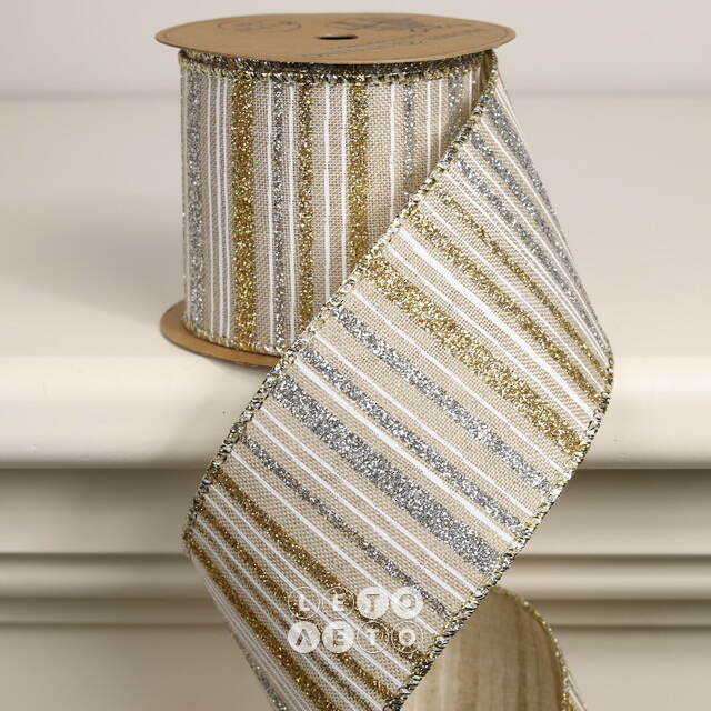 Декоративная лента Ivory: Stripes 270*6 см Koopman
